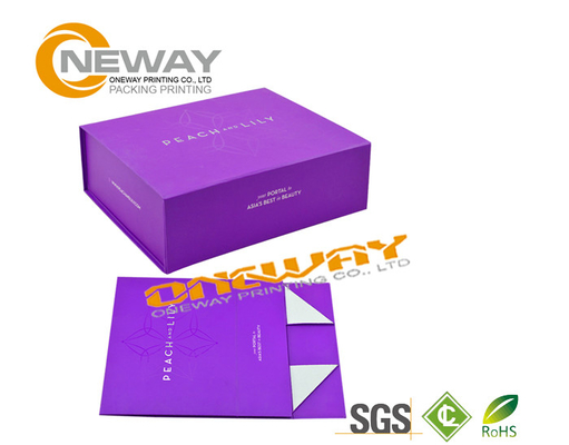 Offset Printing Collapsible Paper Box Embossing Finish Boutique Packaging Boxes