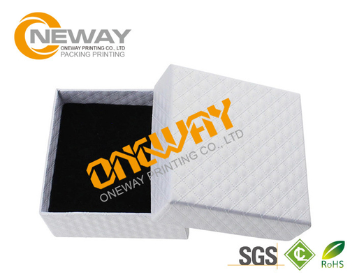 Durable Custom Printed Gift Boxes , Cardboard Jewelry Box Eco - Friendly