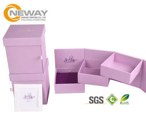 New Hip Lik Paper Packaging Boxes / Stationery Custom Folding Gift Boxes