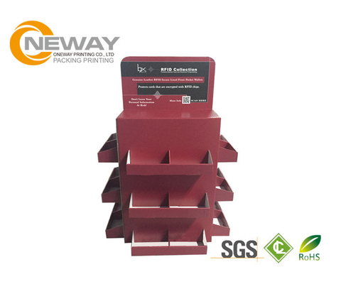 Environmentally Friendly Cardboard Pop Up Display Stands Counter Display Boxes