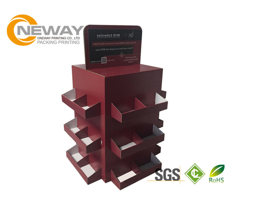 Environmentally Friendly Cardboard Pop Up Display Stands Counter Display Boxes