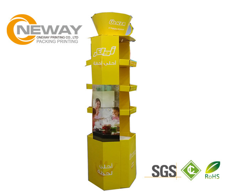 Custom Printing Cardboard Merchandising Displays / Cardboard Point Of Sale Display