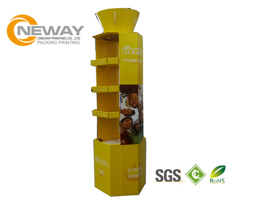 Custom Printing Cardboard Merchandising Displays / Cardboard Point Of Sale Display