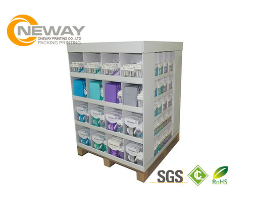 Custom Print Portable Cardboard Retail Displays For Baby Wipes