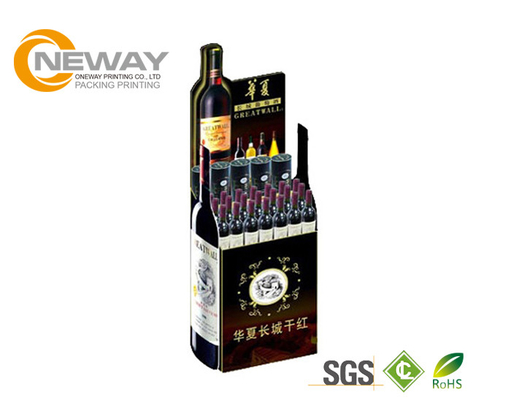 Vamishing 350g CCNB Cardboard Display Stands , POP Corrugated Floor Display For Tea
