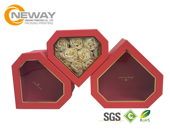 Flower Gift Box Professional Custom Printed Cardboard Boxes for Flower Packaging